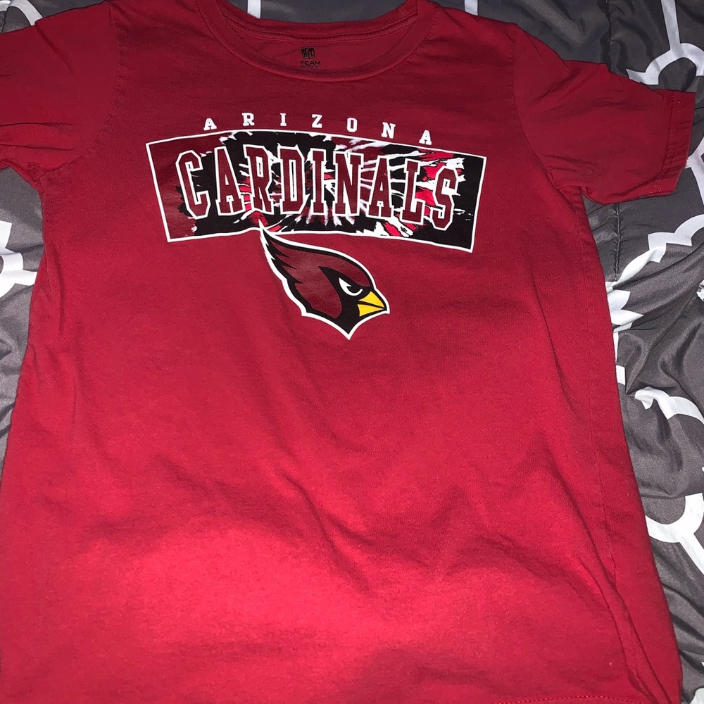 Red cardinals football team shirt